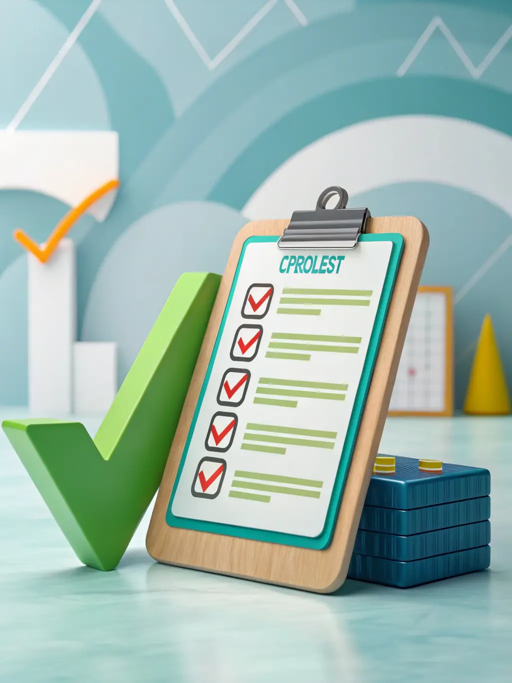 A digital illustration of a checklist with various business registration tasks being marked as complete, representing a streamlined process.